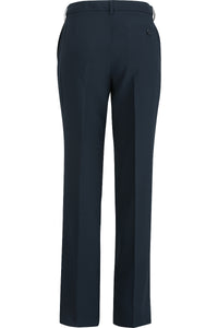 Ladies' Essential Flat Front Pant - Dark Navy