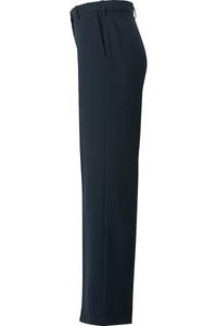 Ladies' Essential Flat Front Pant - Dark Navy