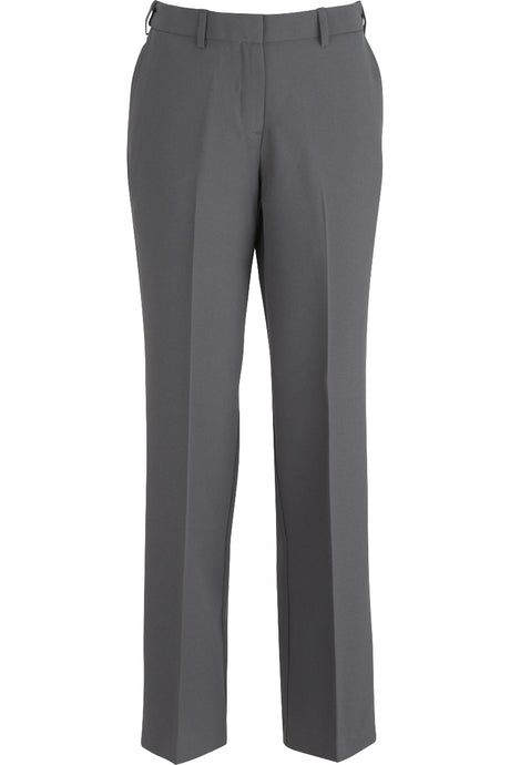 Ladies' Essential Flat Front Pant - Steel Grey