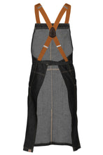 Load image into Gallery viewer, Berkeley Black Denim Bib Snap Apron