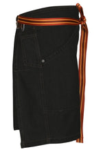 Load image into Gallery viewer, Berkeley Black Denim Half Bistro Snap Apron