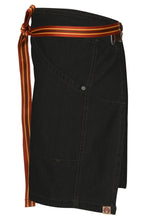 Load image into Gallery viewer, Berkeley Black Denim Half Bistro Snap Apron