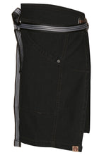 Load image into Gallery viewer, Berkeley Black Denim Half Bistro Snap Apron