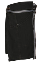 Load image into Gallery viewer, Berkeley Black Denim Half Bistro Snap Apron