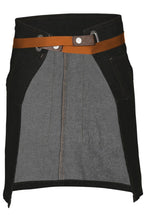 Load image into Gallery viewer, Berkeley Black Denim Half Bistro Snap Apron