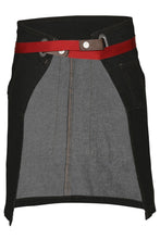 Load image into Gallery viewer, Berkeley Black Denim Half Bistro Snap Apron