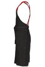 Load image into Gallery viewer, Berkeley Black Denim Chef&#39;s Bib Snap Apron