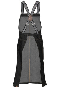 Berkeley Black Denim Chef's Bib Snap Apron