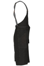 Load image into Gallery viewer, Berkeley Black Denim Chef&#39;s Bib Snap Apron