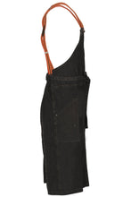 Load image into Gallery viewer, Berkeley Black Denim Chef&#39;s Bib Snap Apron
