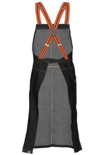 Load image into Gallery viewer, Berkeley Black Denim Chef&#39;s Bib Snap Apron