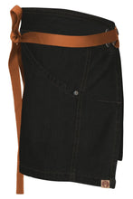 Load image into Gallery viewer, Berkeley Black Denim Waist Snap Apron