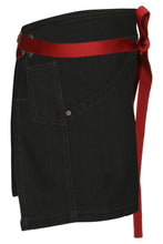 Load image into Gallery viewer, Berkeley Black Denim Waist Snap Apron