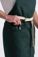 Load image into Gallery viewer, Ridgewood Hunter Green Bib Apron