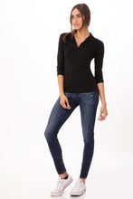 Load image into Gallery viewer, Women's Definity Black 3/4 Sleeve Shirt