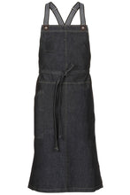 Load image into Gallery viewer, Berkeley Indigo Denim Chef&#39;s Bib Snap Apron