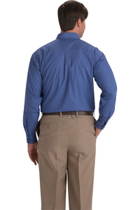 Men's Lightweight Long Sleeve Poplin Shirt - Navy