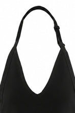 Load image into Gallery viewer, Fame Black V-Neck Bib Adjustable Apron (2 Pockets)