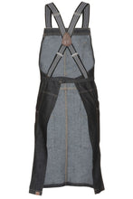 Load image into Gallery viewer, Berkeley Indigo Denim Bib Snap Apron