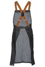 Load image into Gallery viewer, Berkeley Indigo Denim Bib Snap Apron