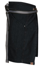 Load image into Gallery viewer, Berkeley Indigo Blue Denim Half Bistro Snap Apron