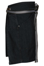 Load image into Gallery viewer, Berkeley Indigo Blue Denim Half Bistro Snap Apron
