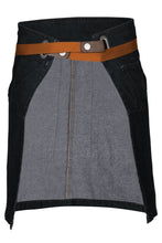 Load image into Gallery viewer, Berkeley Indigo Blue Denim Half Bistro Snap Apron