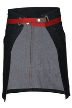Load image into Gallery viewer, Berkeley Indigo Blue Denim Half Bistro Snap Apron