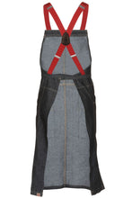 Load image into Gallery viewer, Berkeley Indigo Denim Chef&#39;s Bib Snap Apron