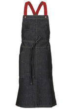 Load image into Gallery viewer, Berkeley Indigo Denim Chef&#39;s Bib Snap Apron