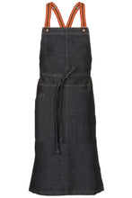 Load image into Gallery viewer, Berkeley Indigo Denim Chef&#39;s Bib Snap Apron