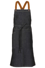 Load image into Gallery viewer, Berkeley Indigo Denim Chef&#39;s Bib Snap Apron