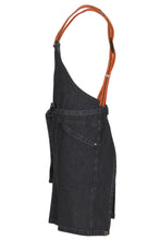 Load image into Gallery viewer, Berkeley Indigo Blue Denim Short Bib Snap Apron