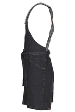 Load image into Gallery viewer, Berkeley Indigo Blue Denim Short Bib Snap Apron