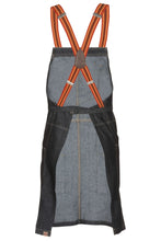 Load image into Gallery viewer, Berkeley Indigo Blue Denim Short Bib Snap Apron