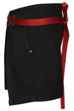 Load image into Gallery viewer, Berkeley Jet Black Denim Waist Snap Apron