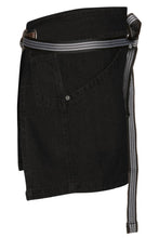 Load image into Gallery viewer, Berkeley Jet Black Denim Waist Snap Apron