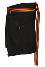 Load image into Gallery viewer, Berkeley Jet Black Denim Waist Snap Apron