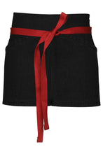 Load image into Gallery viewer, Berkeley Jet Black Denim Waist Snap Apron