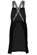 Load image into Gallery viewer, Berkeley Jet Black Denim Bib Snap Apron