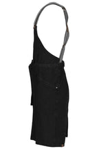 Load image into Gallery viewer, Berkeley Jet Black Denim Bib Snap Apron