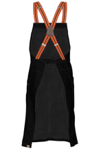 Load image into Gallery viewer, Berkeley Jet Black Denim Bib Snap Apron