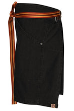 Load image into Gallery viewer, Berkeley Jet Black Denim Half Bistro Snap Apron