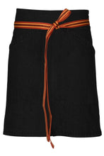 Load image into Gallery viewer, Berkeley Jet Black Denim Half Bistro Snap Apron