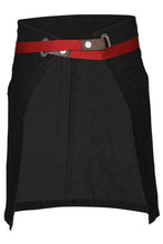 Load image into Gallery viewer, Berkeley Jet Black Denim Half Bistro Snap Apron