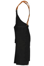 Load image into Gallery viewer, Berkeley Jet Black Denim Chef&#39;s Bib Snap Apron