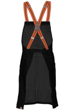 Load image into Gallery viewer, Berkeley Jet Black Denim Short Bib Snap Apron