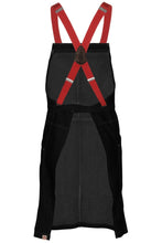 Load image into Gallery viewer, Berkeley Jet Black Denim Short Bib Snap Apron