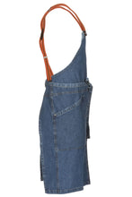 Load image into Gallery viewer, Berkeley Medium Blue Denim Bib Snap Apron