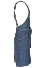 Load image into Gallery viewer, Berkeley Medium Blue Denim Bib Snap Apron